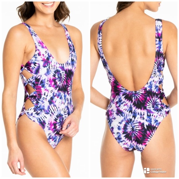 CYN & LUCA Other - CYN & LUCA Tie Dye One Piece Swim Suit, New Large